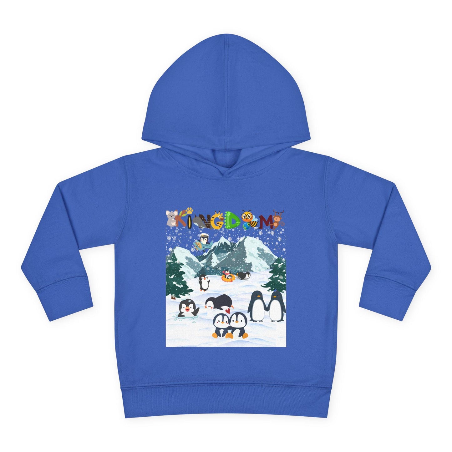 Penguin Toddler Hoodie, Arctic Animals Kids Fleece Sweatshirt, Animal Graphic Children's Pullover