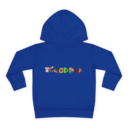 Elephant & Floral Night Sky Toddler Hoodie, Wildlife Theme Pullover Fleece
