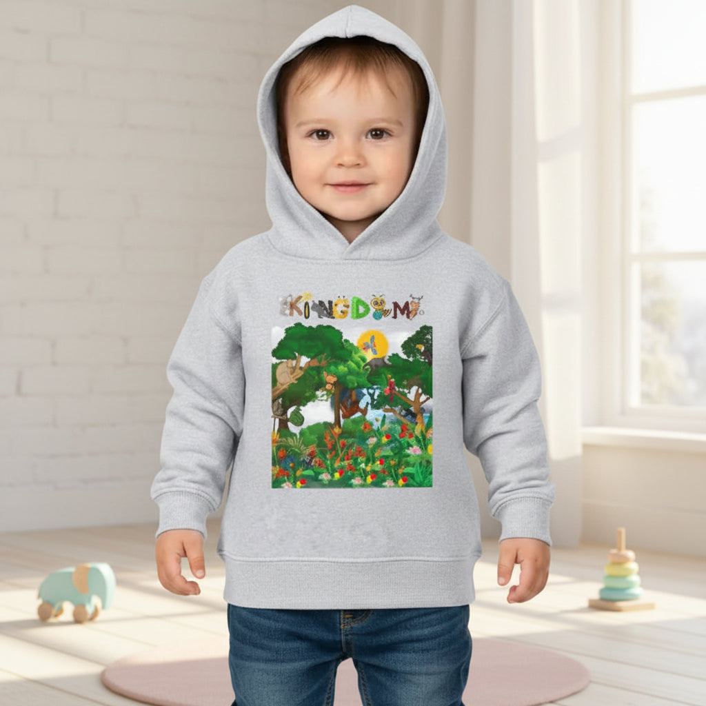 Jungle Animals Toddler Hoodie, Kids Fleece Sweatshirt, Monkey Graphic Baby Pullover