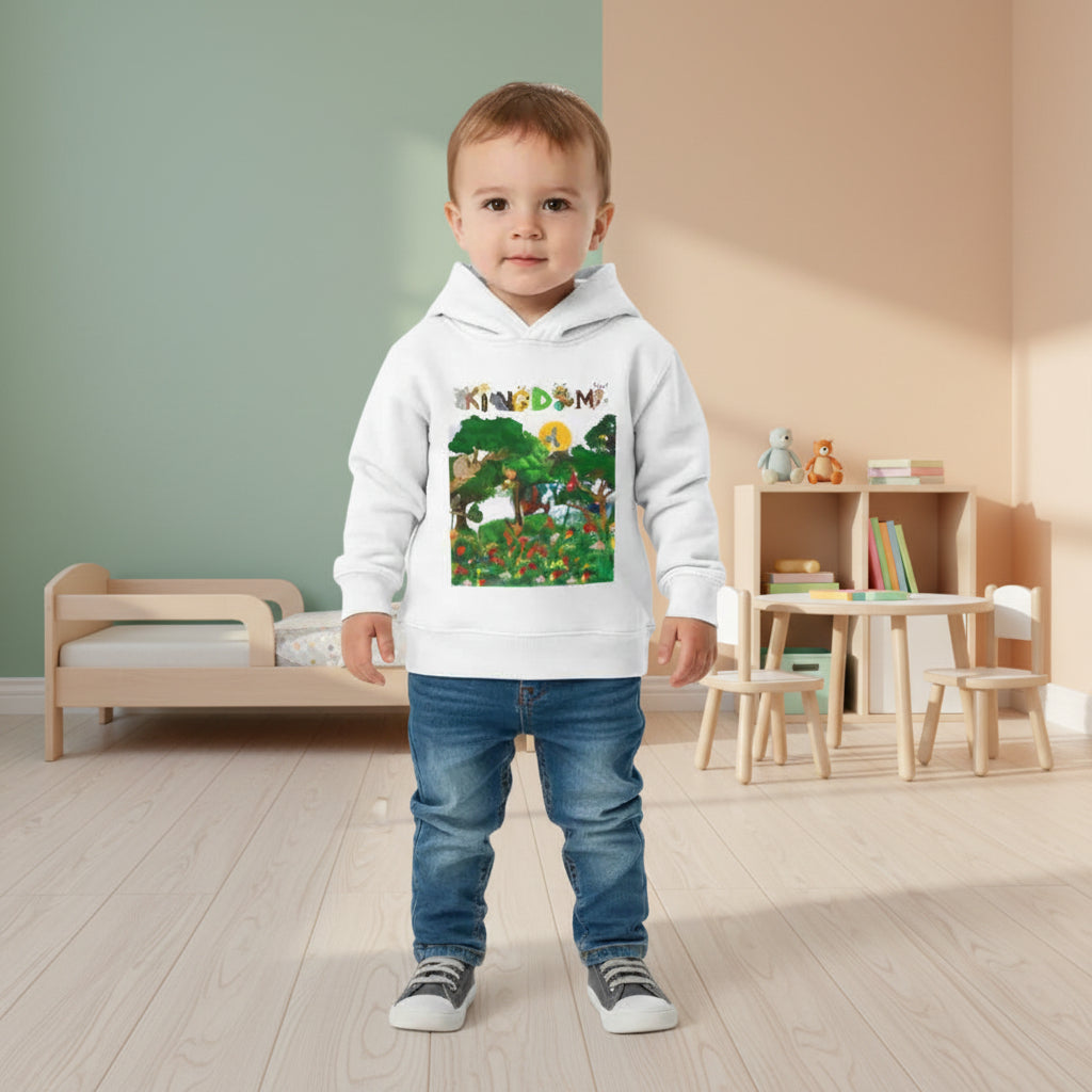 Jungle Animals Toddler Hoodie, Kids Fleece Sweatshirt, Monkey Graphic Baby Pullover