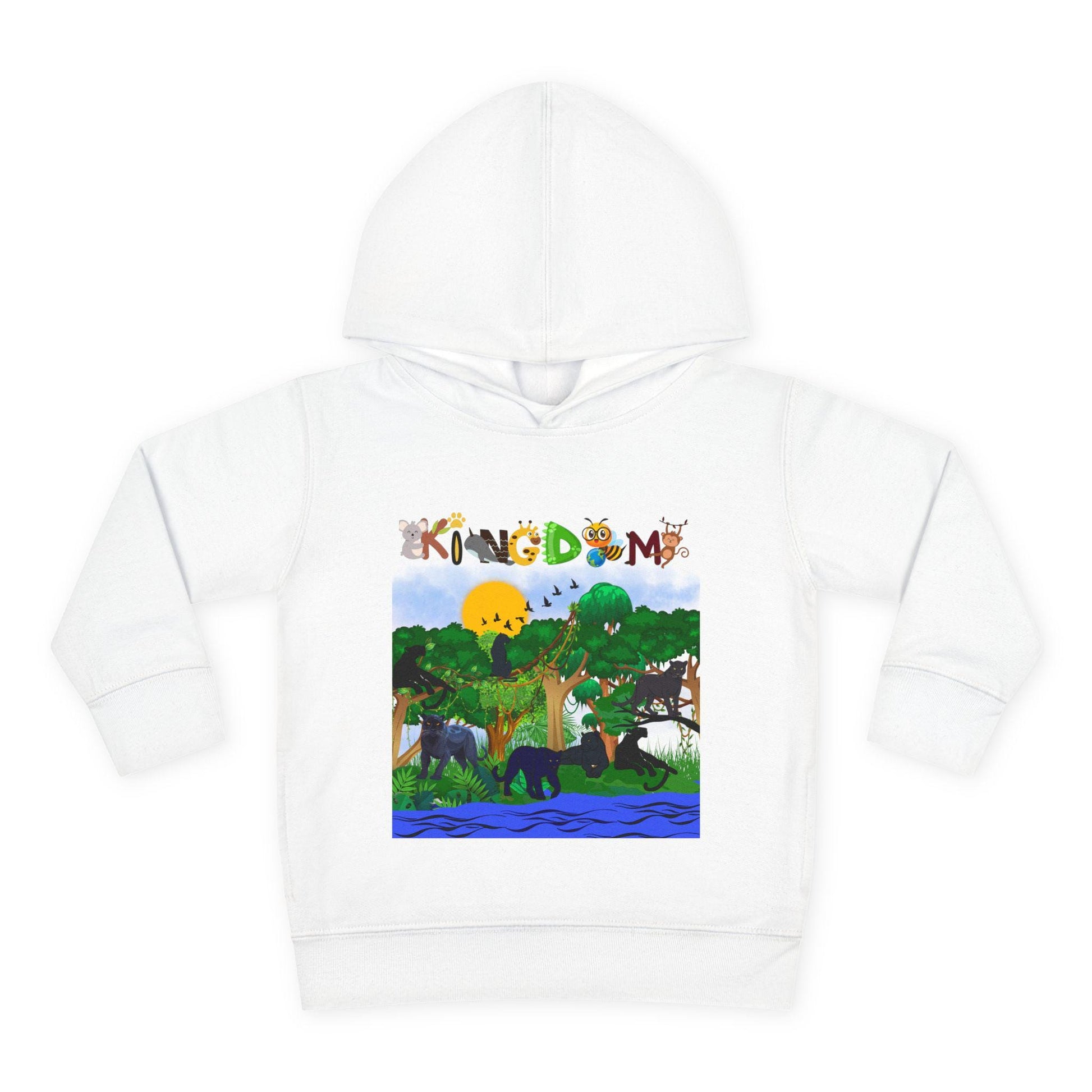 Panther Graphic Toddler Hoodie, Jungle Toddler Sweatshirt, Big Cats Kids Hoodie, Animal Print Child Pullover, Safari Theme Fleece Jumper