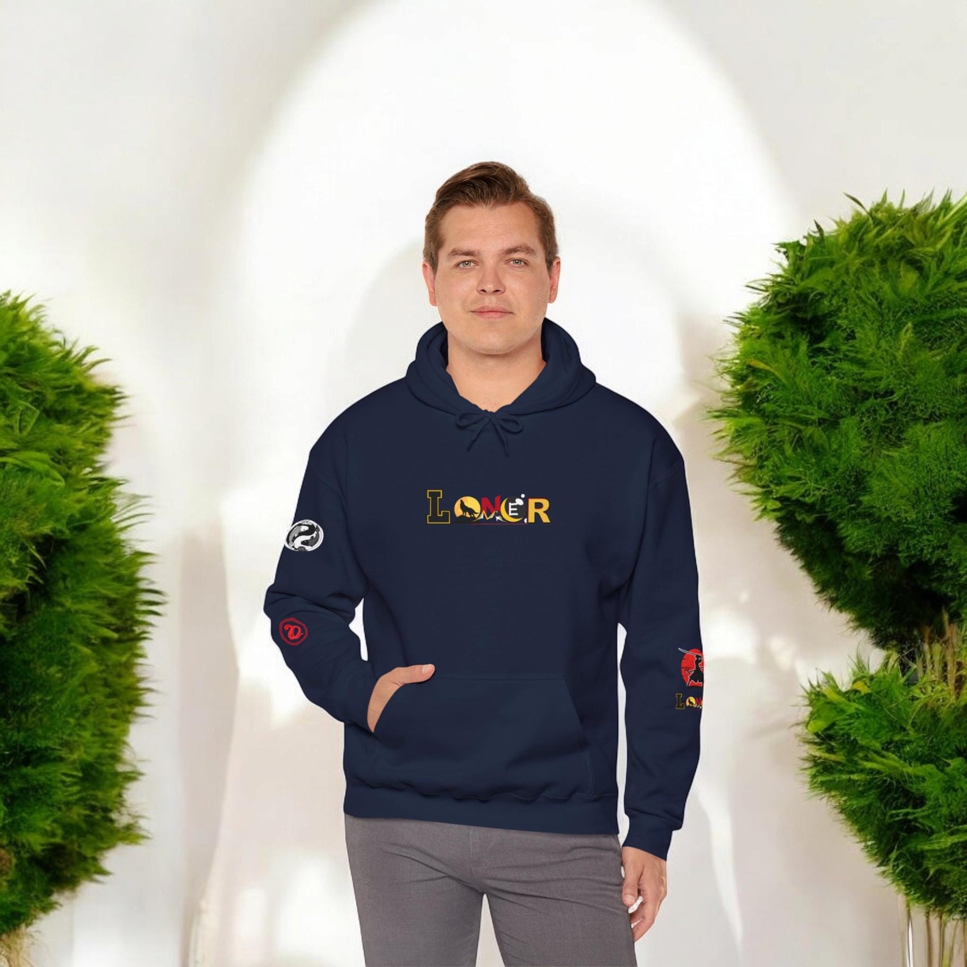 Graphic Ninja Enthusiast Hoodie, Unisex Heavy Blend Sweatshirt - Martial Arts Gift