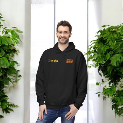 Tiger Graphic Hoodie, Lone Wolf Sweatshirt, Unisex Fleece Pullover, Cozy Animal Print Top