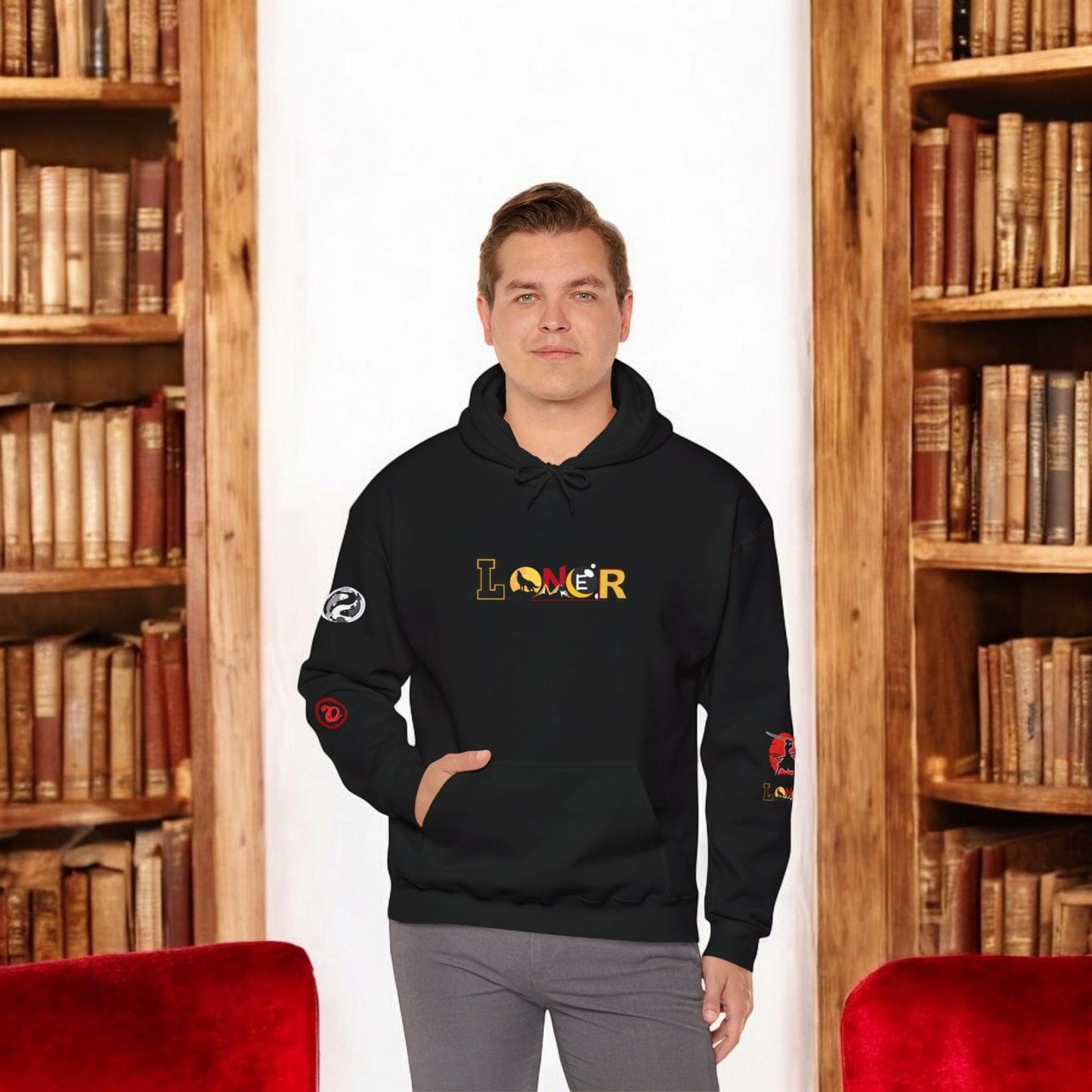 Graphic Ninja Enthusiast Hoodie, Unisex Heavy Blend Sweatshirt - Martial Arts Gift