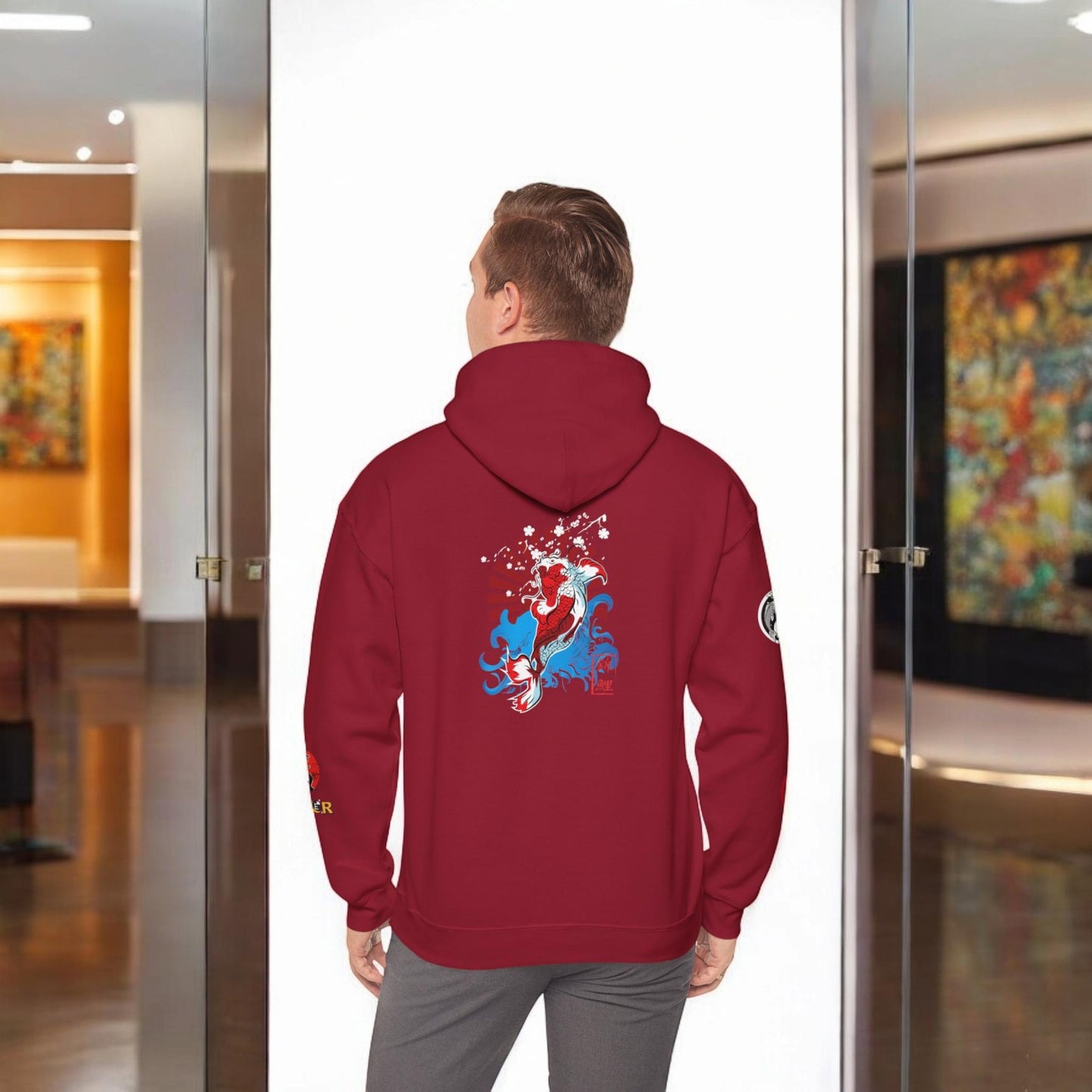 Graphic Ninja Enthusiast Hoodie, Unisex Heavy Blend Sweatshirt - Martial Arts Gift