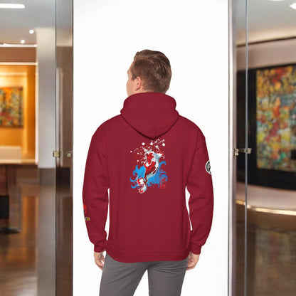 Graphic Ninja Enthusiast Hoodie, Unisex Heavy Blend Sweatshirt - Martial Arts Gift