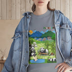 Panda Graphic Unisex Tee, Nature Inspired, Animal Kingdom Shirt, Wildlife Tee