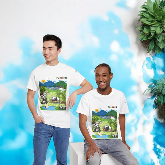 Panda Graphic Unisex Tee, Nature Inspired, Animal Kingdom Shirt, Wildlife Tee