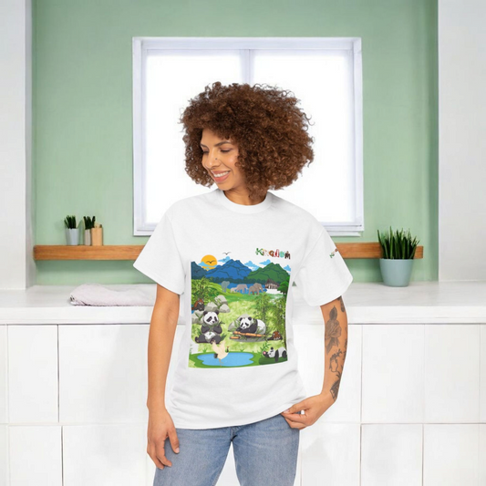 Panda Graphic Unisex Tee, Nature Inspired, Animal Kingdom Shirt, Wildlife Tee