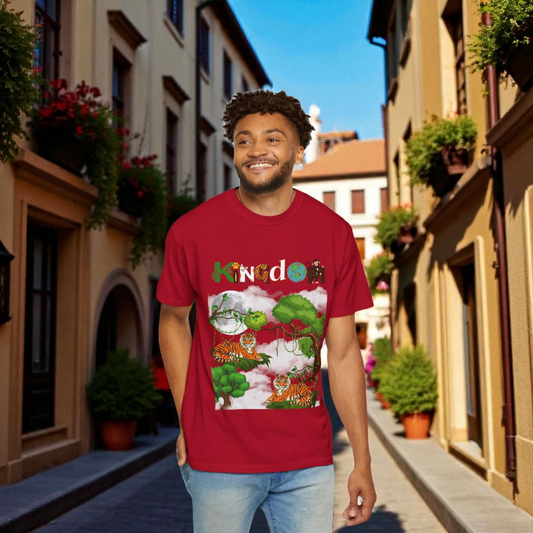 Tiger, Jungle Graphic T-Shirt, Safari Wildlife Tee, Animal Lover Gift, Nature Theme Shirt