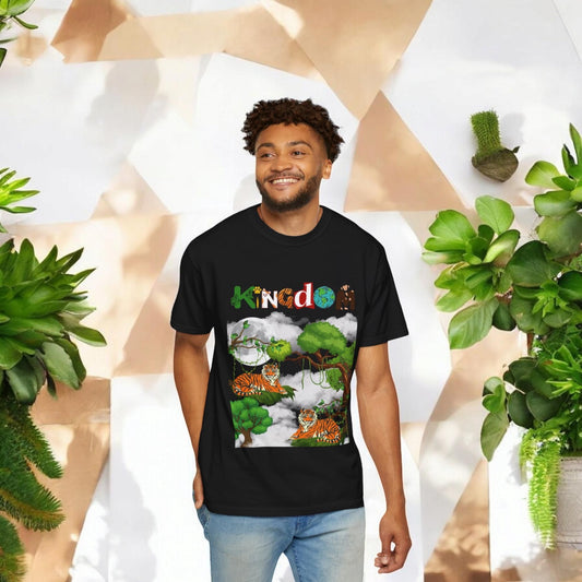 Tiger, Jungle Graphic T-Shirt, Safari Wildlife Tee, Animal Lover Gift, Nature Theme Shirt