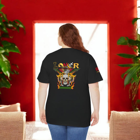 Tiger Skull Graphic Tee, Wild Animal Print Shirt for Men and Women, Alternative Art Design