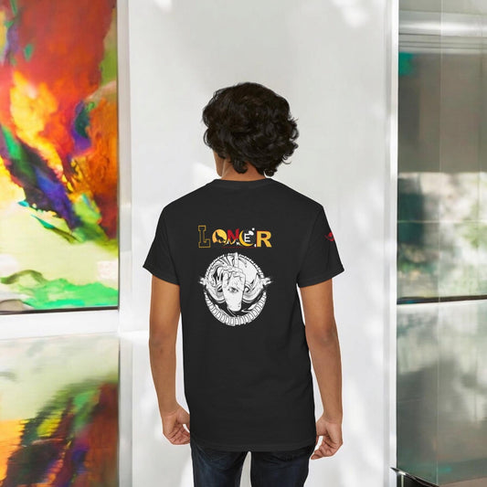 Loner Unisex Jersey Tee, Unique Hand with Eye Graphic, Moray Eels Shirt, Eye-Catching T-Shirt