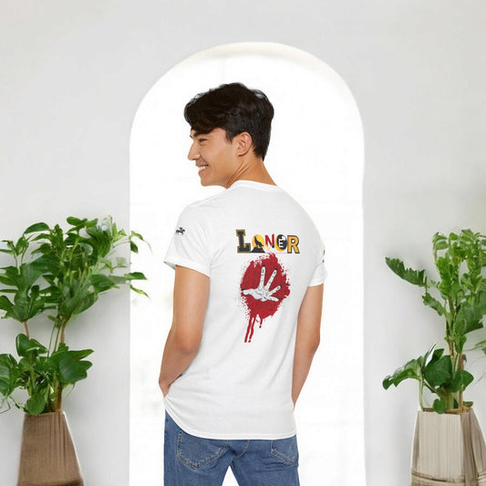 Mystical Hand Art Unisex Tee, Loner Themed Reaching Hand Graphic Shirt