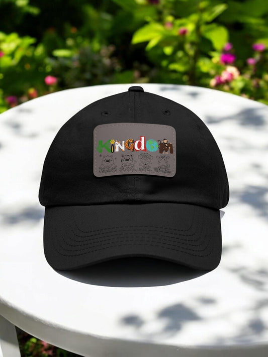 Animal Enthusiast Unisex Hat, Leather Patch Cap, Wildlife Lover Gift