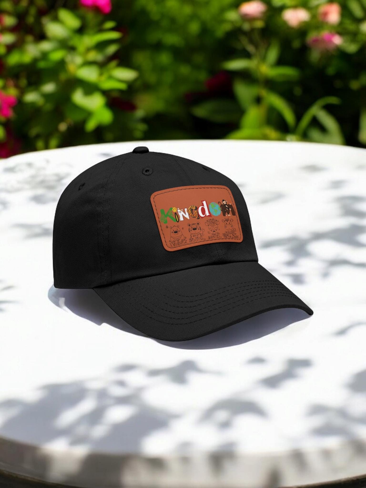 Animal Enthusiast Unisex Hat, Leather Patch Cap, Wildlife Lover Gift