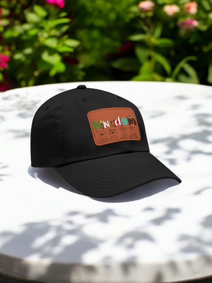 Animal Enthusiast Unisex Hat, Leather Patch Cap, Wildlife Lover Gift