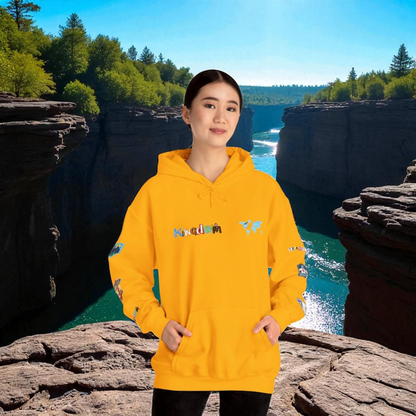 Vacation Theme Graphic Unisex Hoodie, Travel Enthusiast Sweatshirt