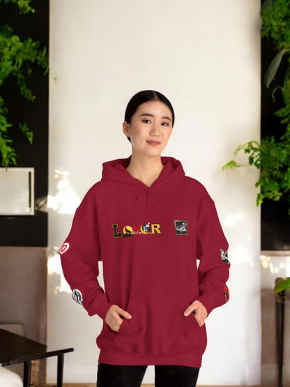 Samurai Menpo Art Hoodie, Japanese Ninja Graphic Unisex Sweatshirt, Warrior Theme Pullover