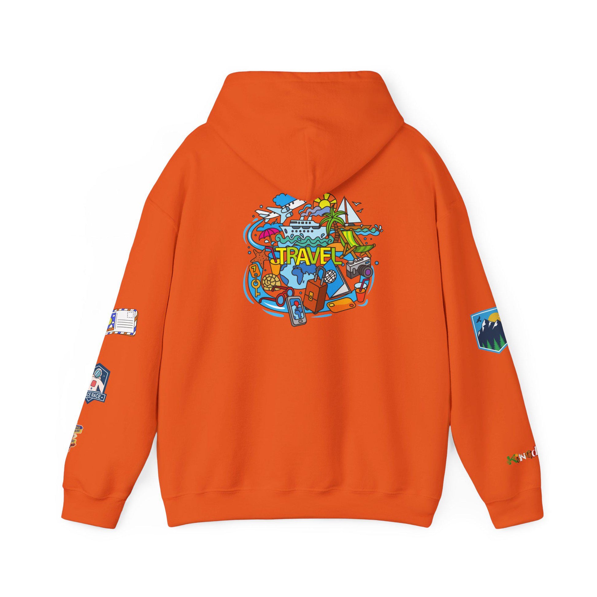 Travel Enthusiast Unisex Hoodie, Vacation Mode Graphic Sweatshirt, Wanderlust Gift