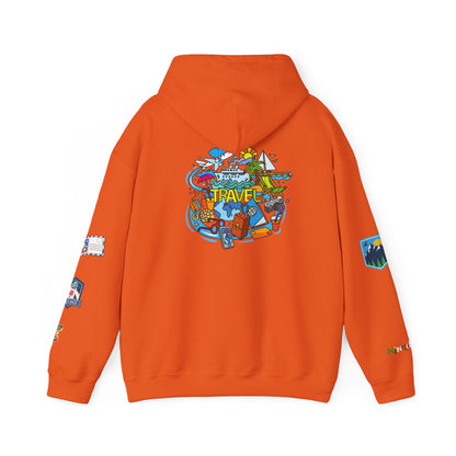 Travel Enthusiast Unisex Hoodie, Vacation Mode Graphic Sweatshirt, Wanderlust Gift