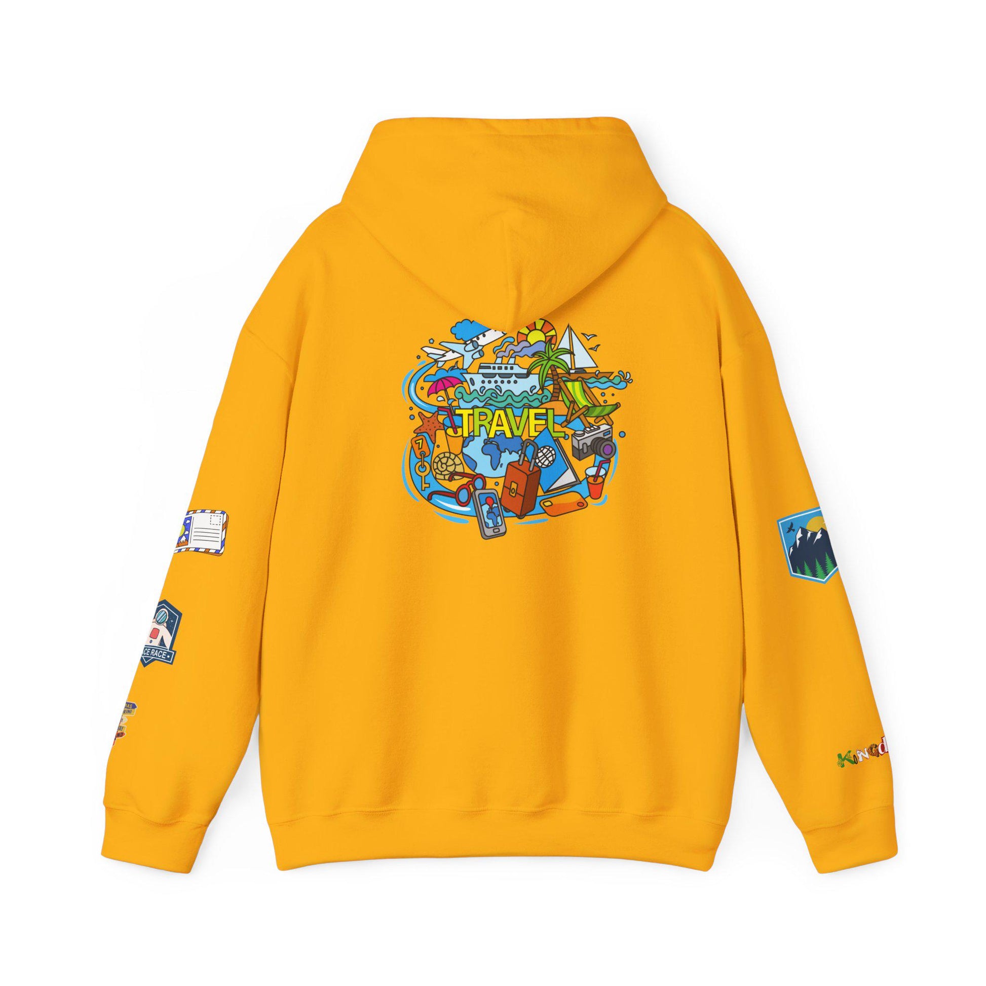 Travel Enthusiast Unisex Hoodie, Vacation Mode Graphic Sweatshirt, Adventure Clothing