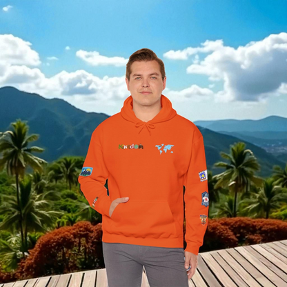 Travel Enthusiast Unisex Hoodie, Vacation Mode Graphic Sweatshirt, Wanderlust Gift