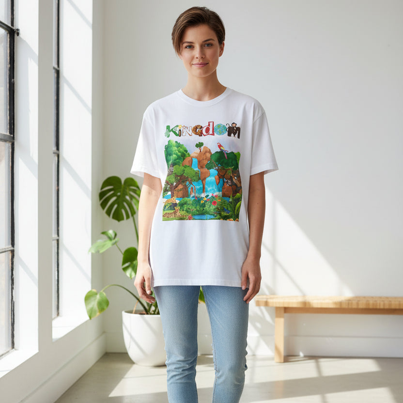 Rainforest Animal Graphic Unisex T-shirt, Jungle Wildlife Tee, Nature Lover Gift