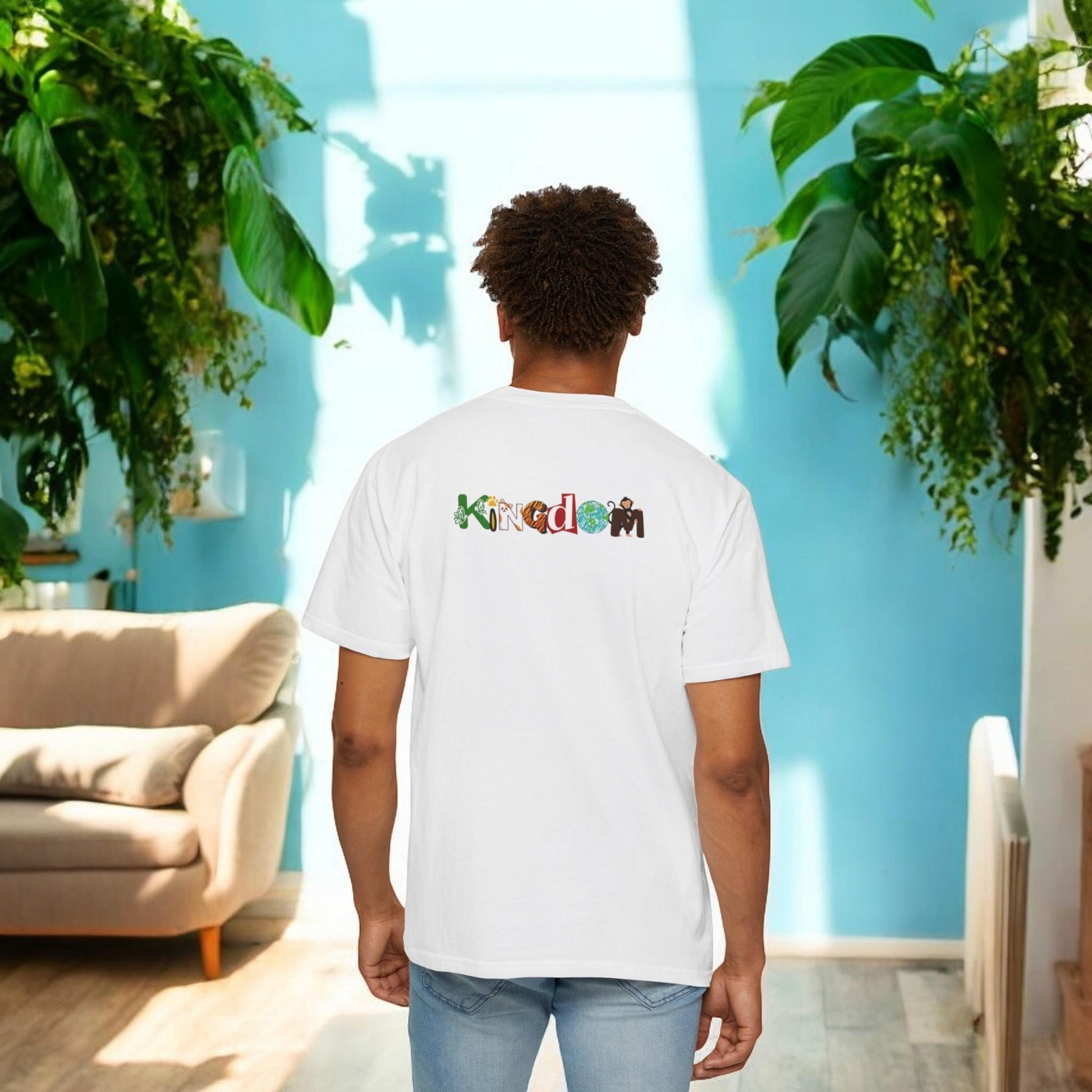 Monkey Graphic Jungle Animals T-shirt, Wildlife Lover Tee, Safari Theme Shirt