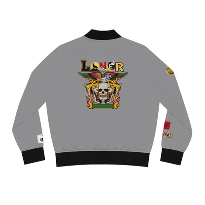 Tiger Graphic Bomber Jacket, Illusion Art All Over Print Women's Outerwear