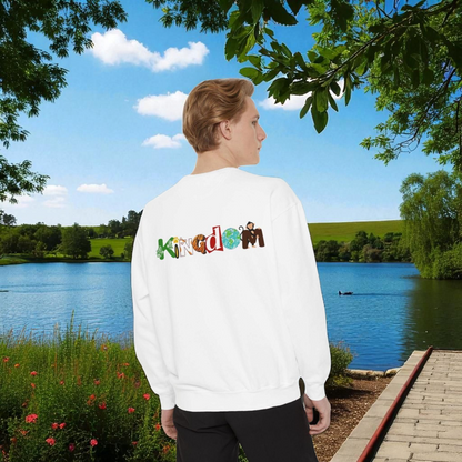 Wildlife Graphic Unisex Sweatshirt, Pandas & Elephants Design, Animal Lover Gift