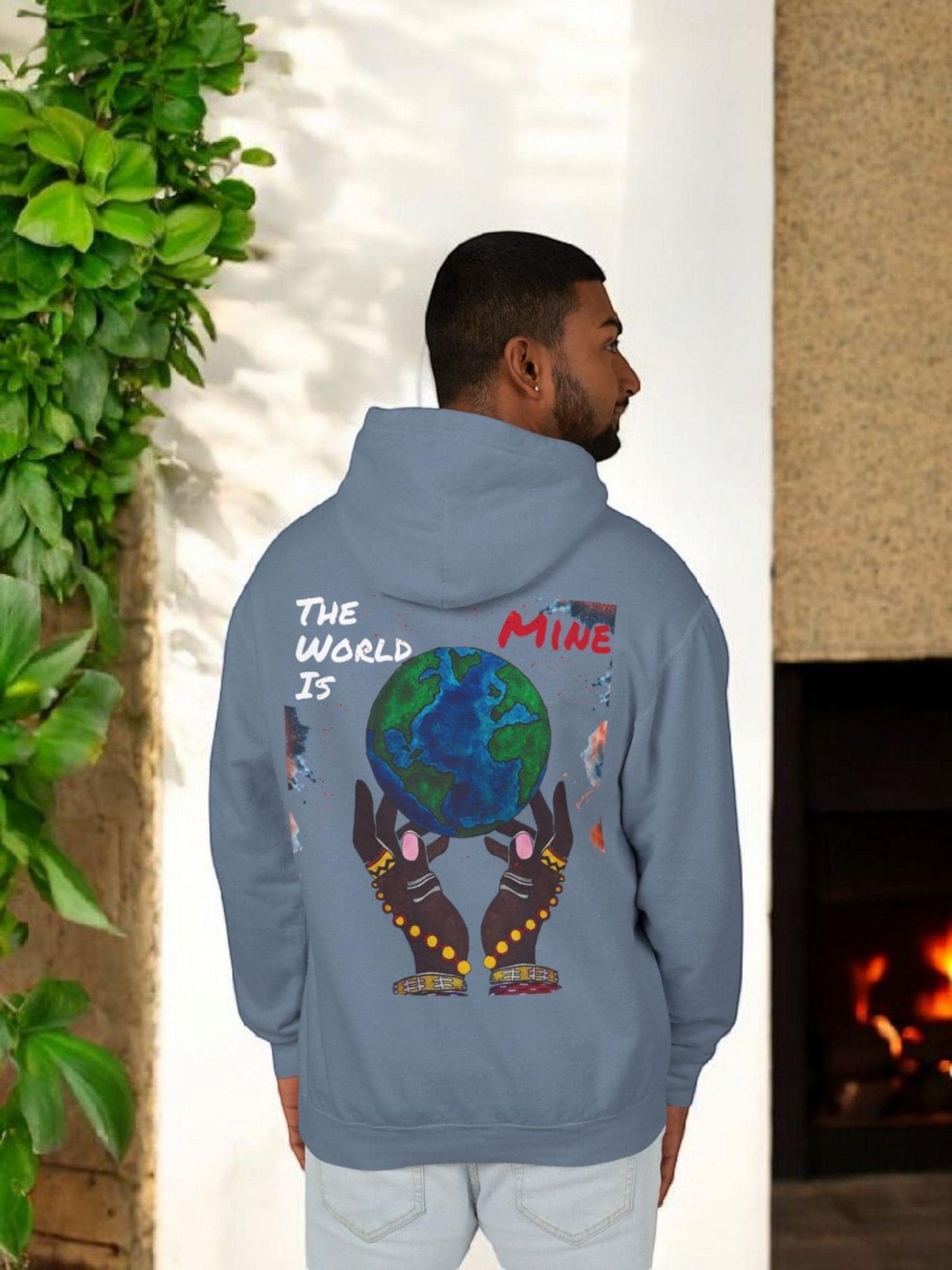Galactic Art Unisex Hoodie, Space Design Pullover Sweatshirt, Celestial Sweatshirt