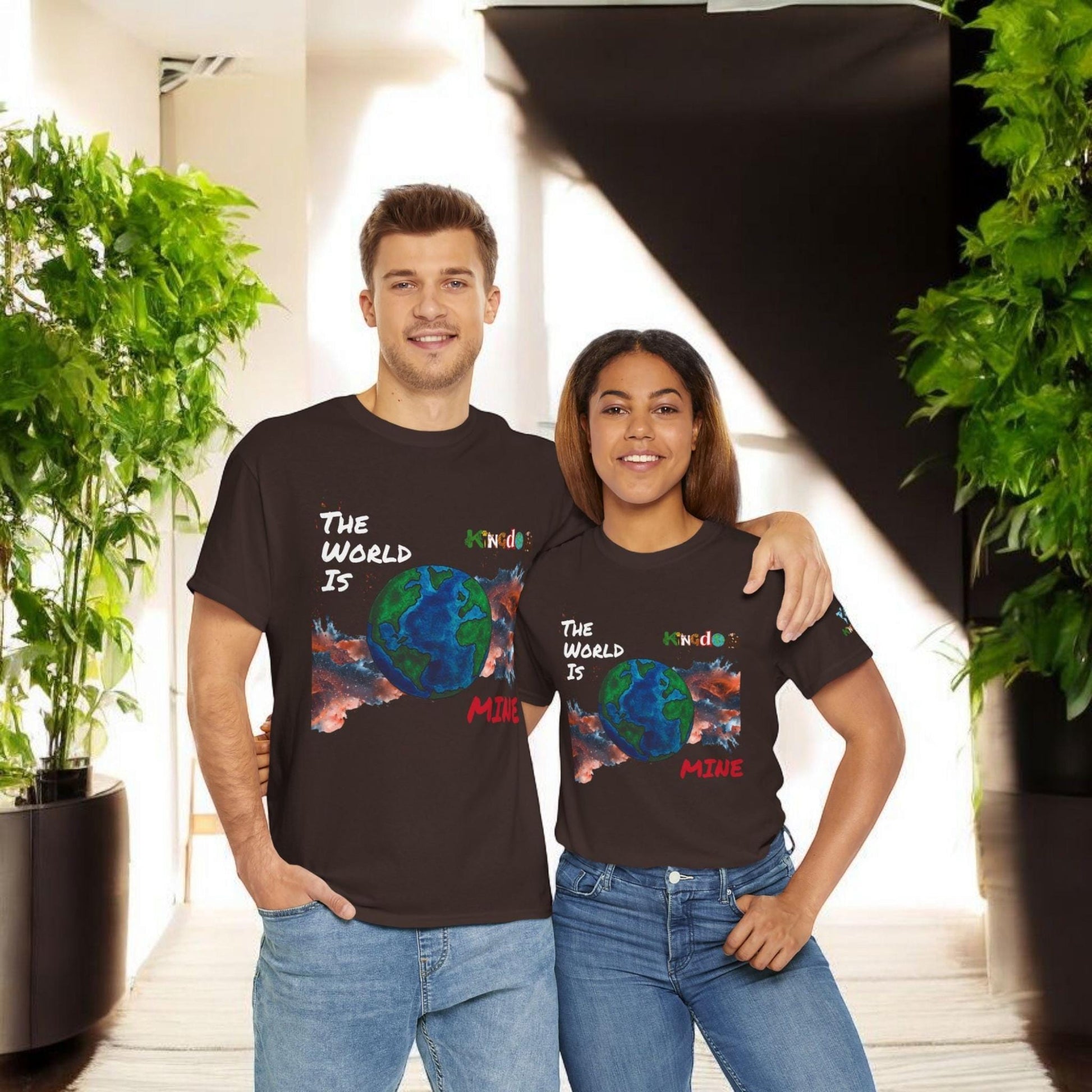 Galaxy Graphic Unisex Tee - Handcrafted Space Shirt, Cosmic Universe Top