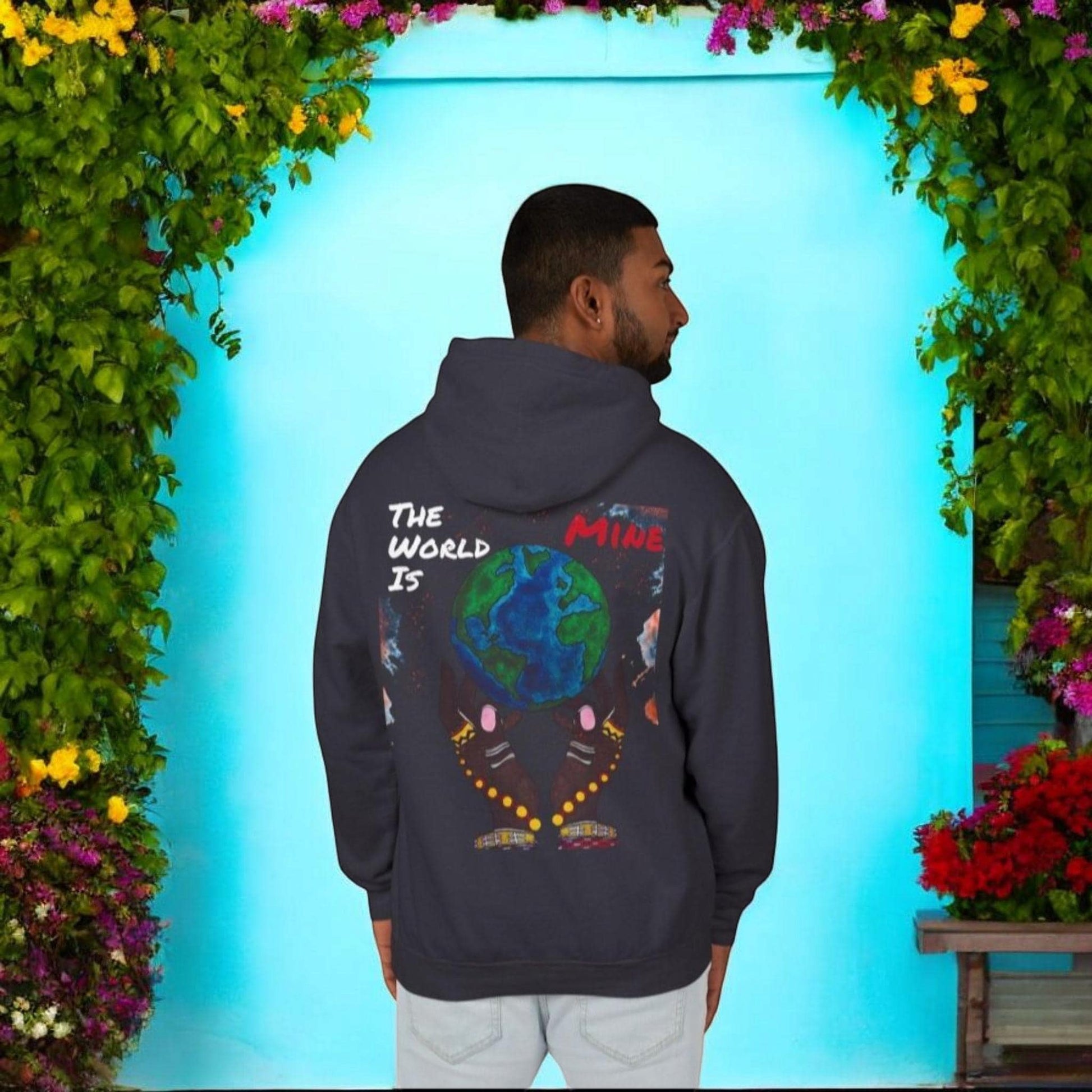 Galactic Art Unisex Hoodie, Space Design Pullover Sweatshirt, Celestial Sweatshirt