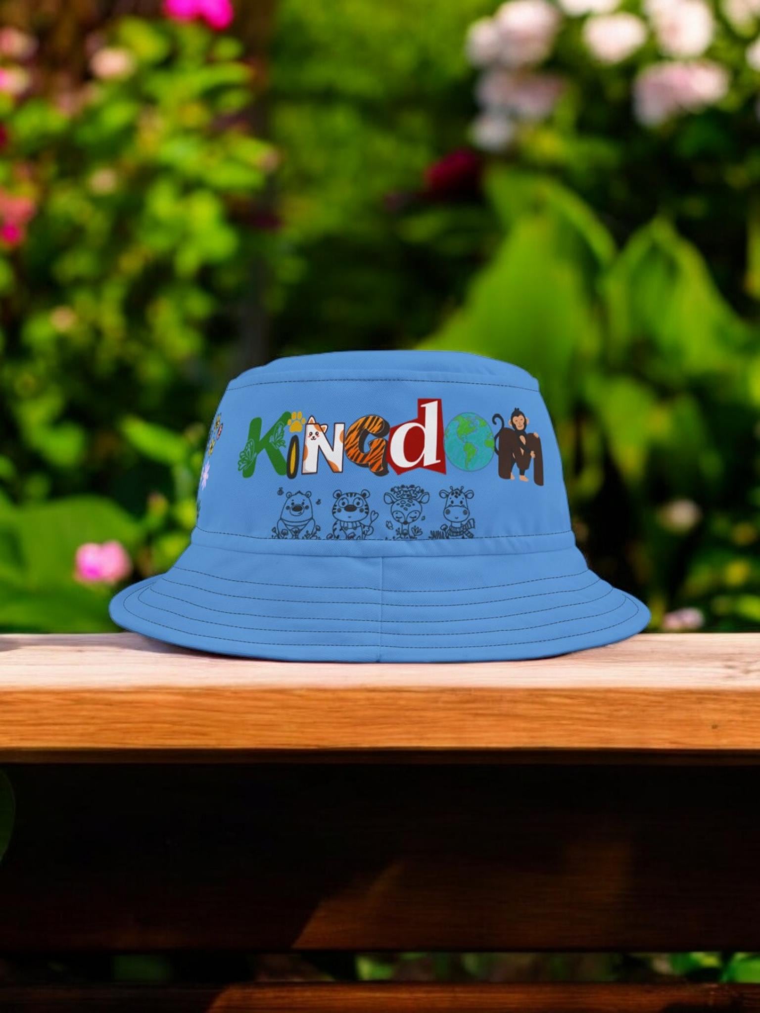 Butterfly Floral Bucket Hat, Wild Life Themed Graphic Unisex Cap, Botanical Print Headwear, Nature Lover Gift, Spring Summer Accessories