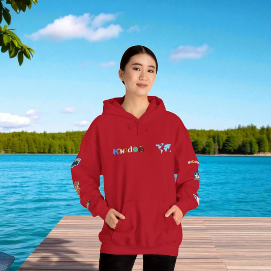 Vacation Theme Graphic Unisex Hoodie, Travel Enthusiast Sweatshirt, Wanderlust Hooded Pullover