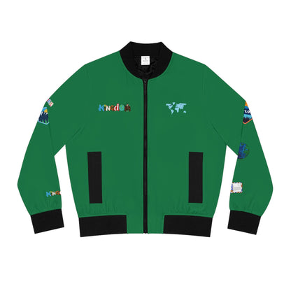 Graphic Women's Bomber Jacket - Travel Enthusiast Vacation Mode Outerwear