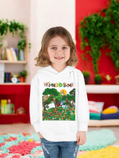 Jungle Animals Toddler Hoodie, Kids Fleece Sweatshirt, Monkey Graphic Baby Pullover