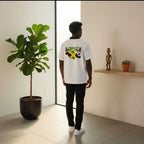 Unisex Soccer Jersey Featuring a Jamaican Flag-Inspired Design with Contrast Collar and Striped Pattern ODMPOD