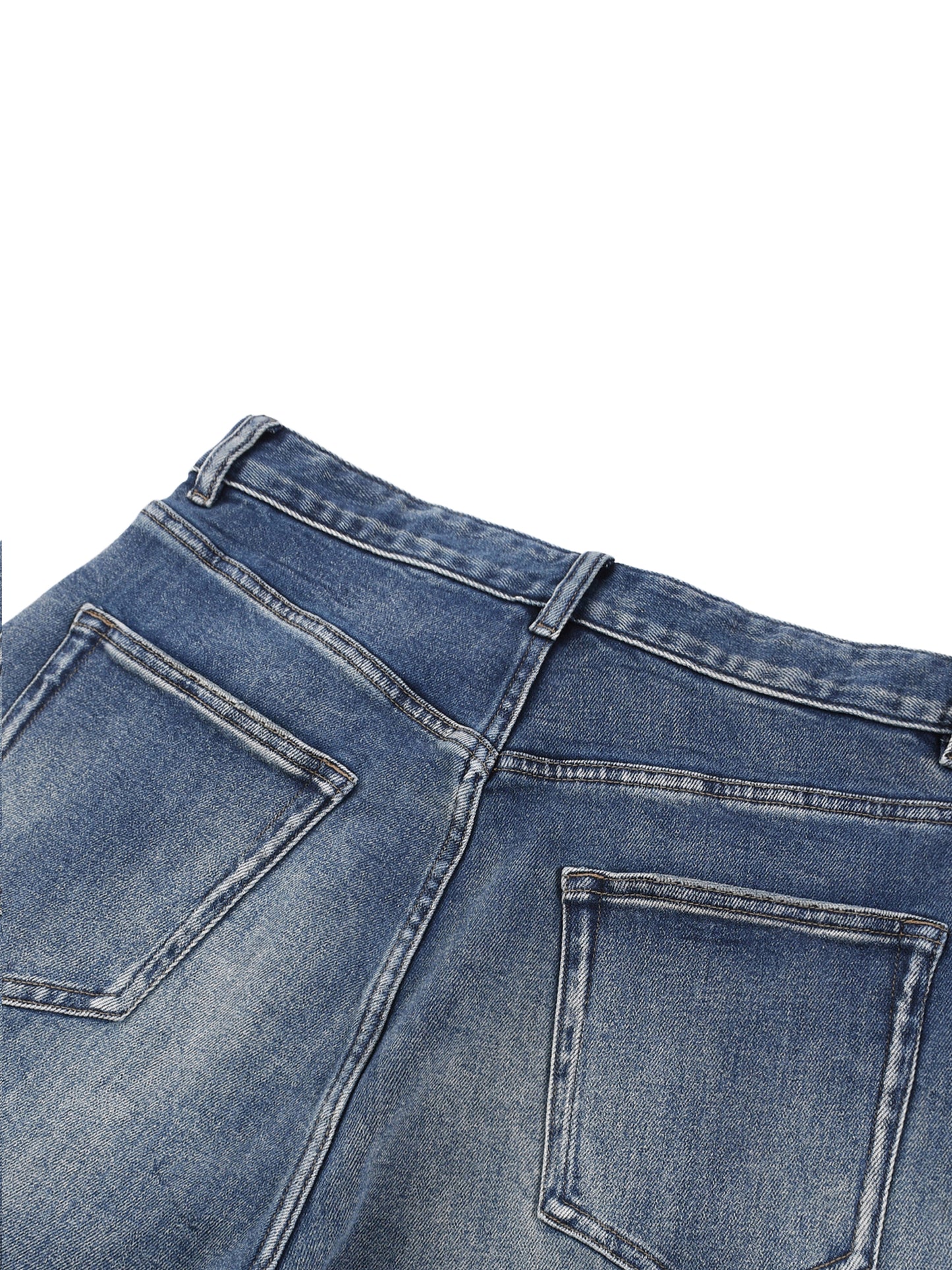 90s Themed Graphic Unisex Sun Fade Heavyweight Denim Jeans
