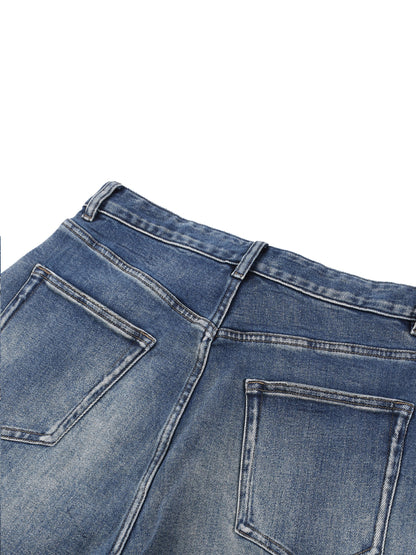 90s Themed Graphic Unisex Sun Fade Heavyweight Denim Jeans