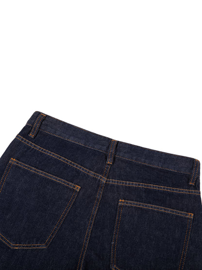 Colorful Graffiti Music Themed Graphic Men's Heavyweight Straight Leg Denim Jeans