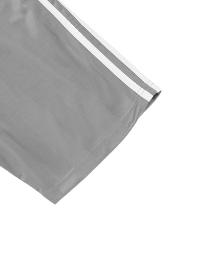 Brazil Flag Themed Graphic Shadow Stripe Collared Soccer Unisex Jersey