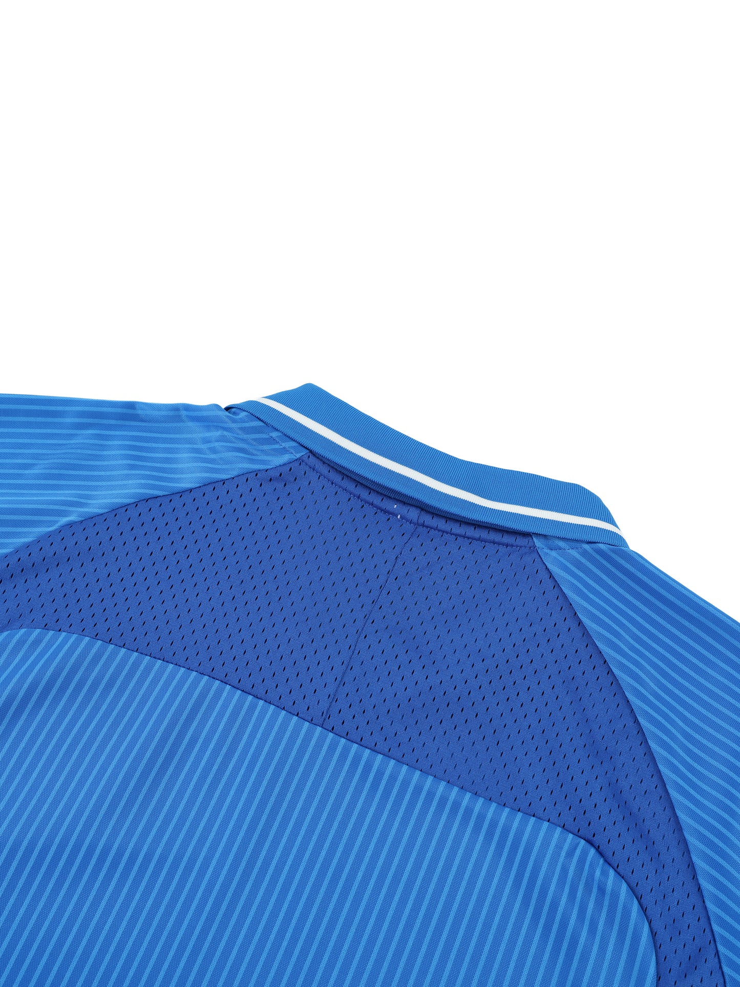 El Salvador Flag Themed Striped V-Neck Soccer Unisex Jersey