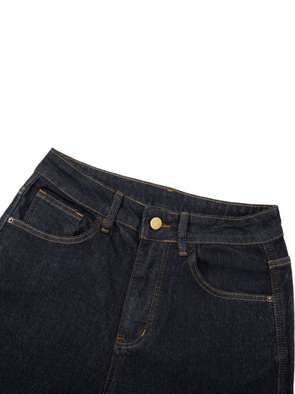 Colorful Dragon  Art Graphic Women's Straight-Leg Denim Jeans