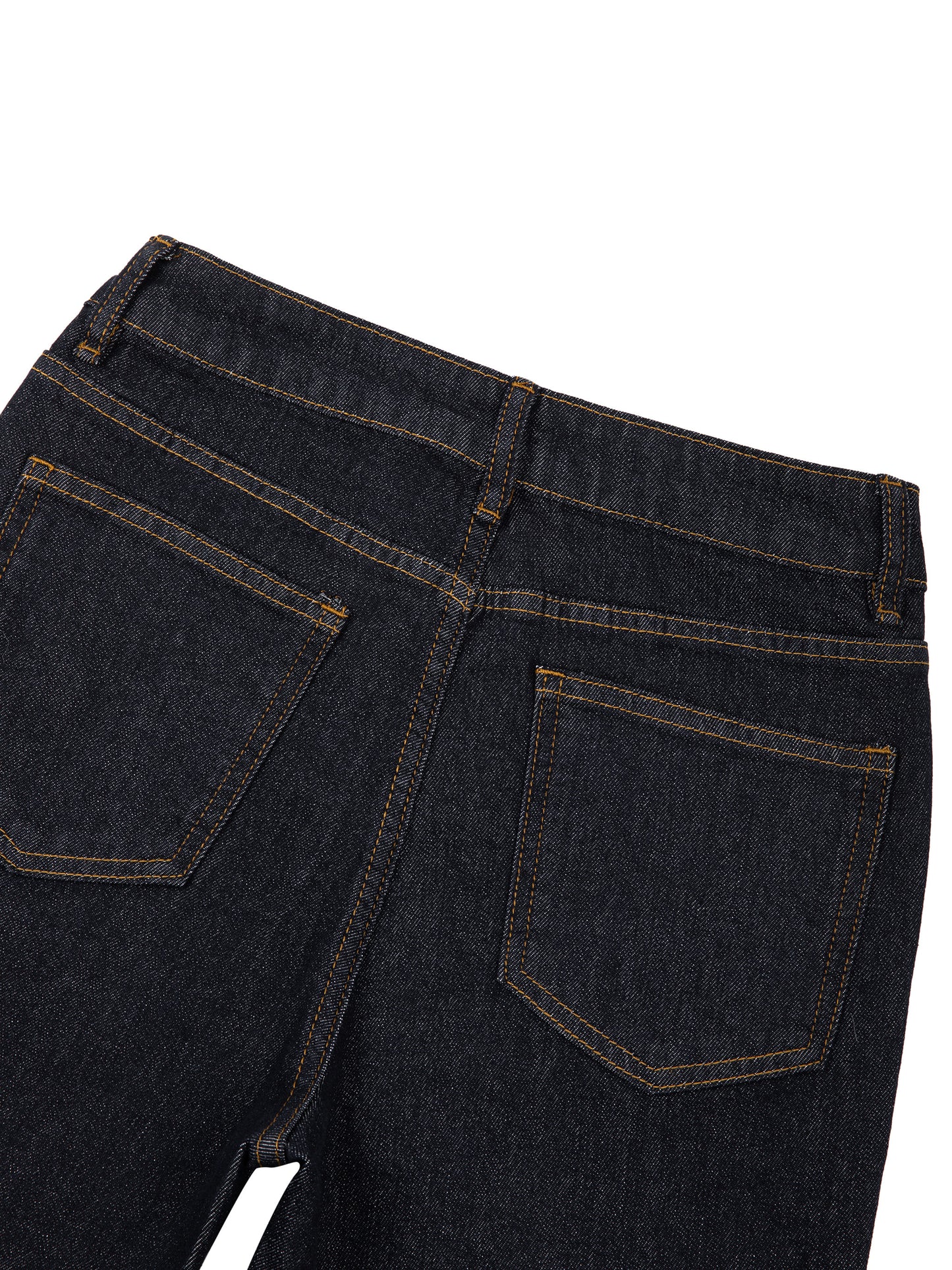Kente Print Patch Women's High-Rise Flared Jeans