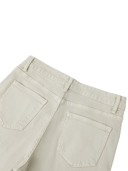 Afro Music Themed Graphic Women's Vintage Wash Flared Leg Jeans