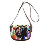 Tambourine Bag Featuring Afro-inspired Graffiti Artwork and a Single Strap Yoycol