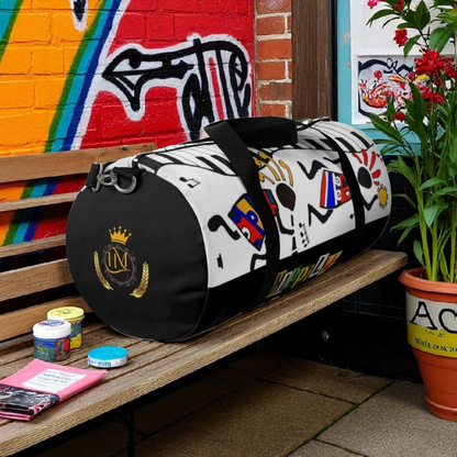 Ethnic Music Art Handmade Duffel - Bohemian Style Travel Bag