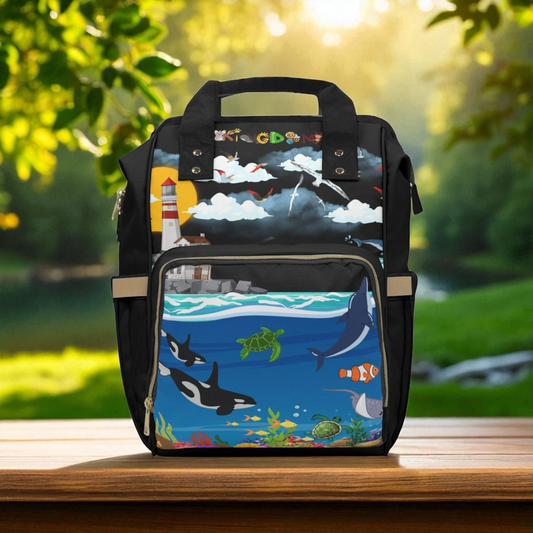 Ocean Adventure Multifunctional Diaper Backpack